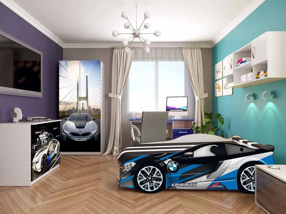 Ліжко машинка БМВ або Мерседес  Кровать машинка