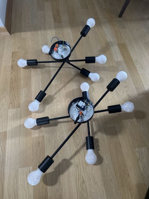 Lampa nowoczesna sztuk dwie