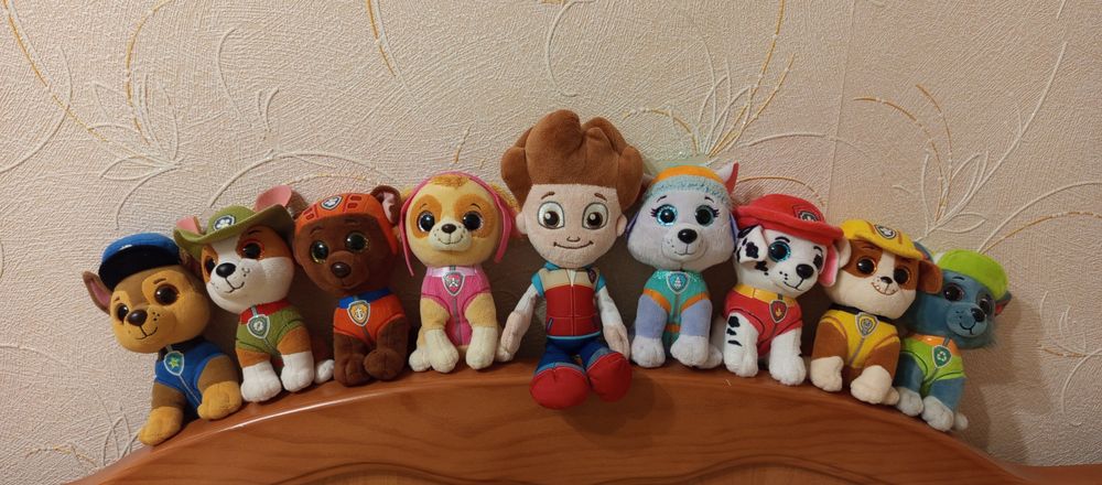 Щенячий патруль Глазастики Оригинал Мягкие игрушки фирма Ty