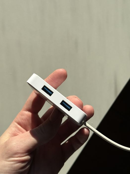 Перехідник Хаб USB-C на Gigabit Ethernet + 3x USB 3.0 Edimax (для MacBook/ПК)
