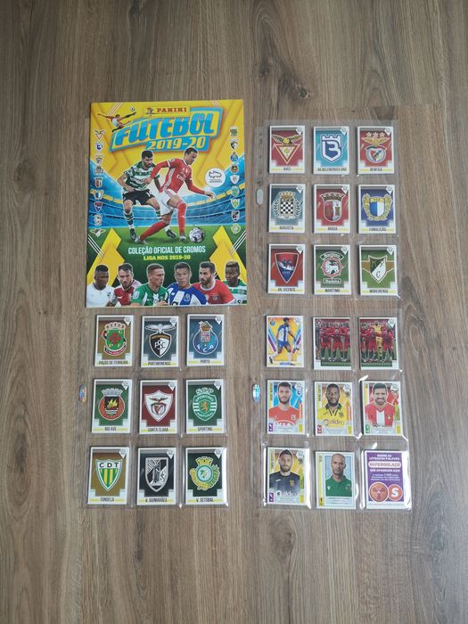 Coleção completa Futebol 2019-20 "por colar"