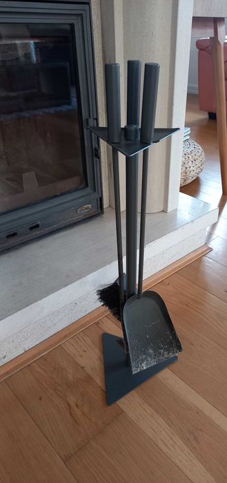 Kit de 3 utensílios para lareira