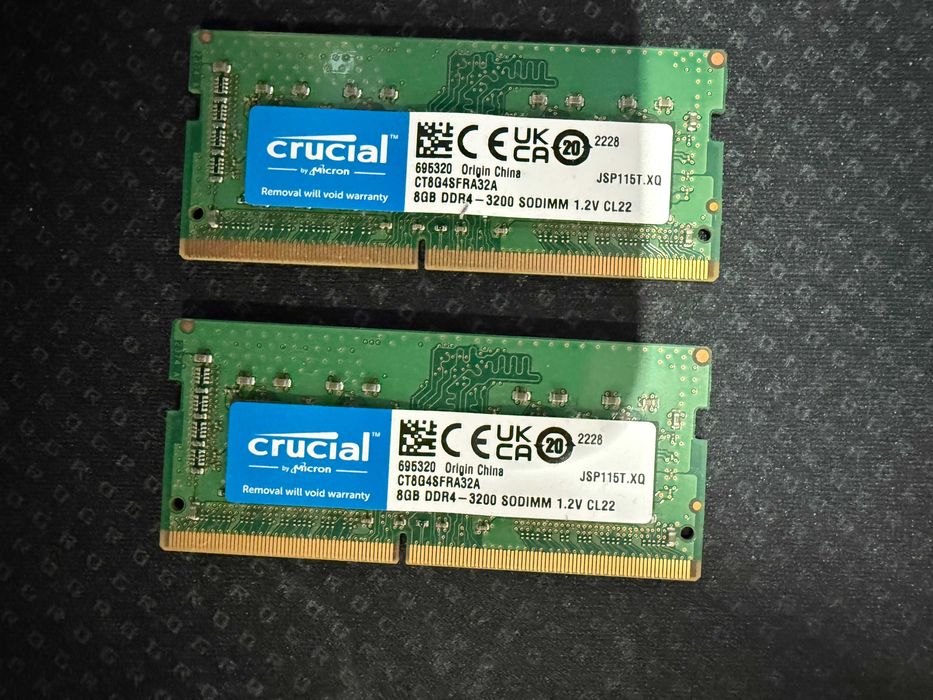 Crucial SODIMM DDR4-3200 8192 MB PC4-25600 (CT8G4SFRA32A)