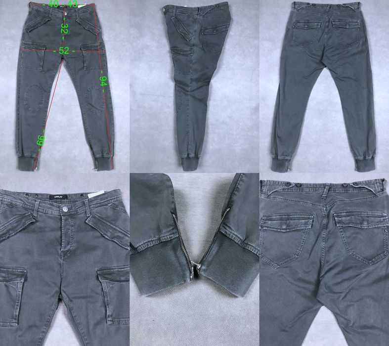 XS - Replay, Levis, H&M, J & J Карго Джогери Джинси штани чоловічі