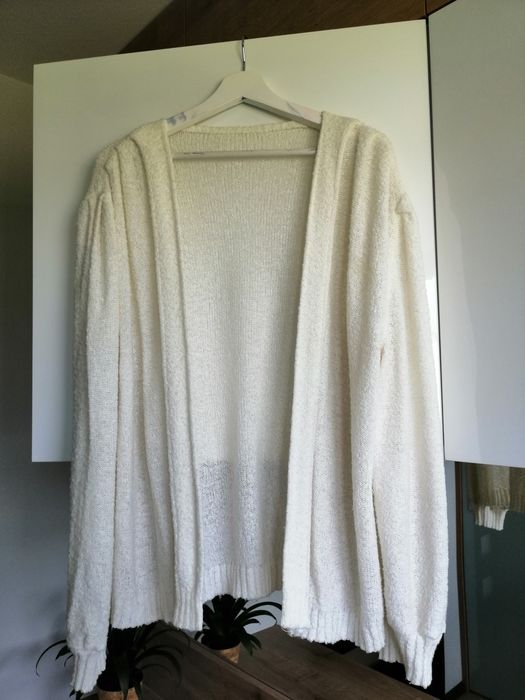 Sweter kremowy bez guzików 42/XL/14