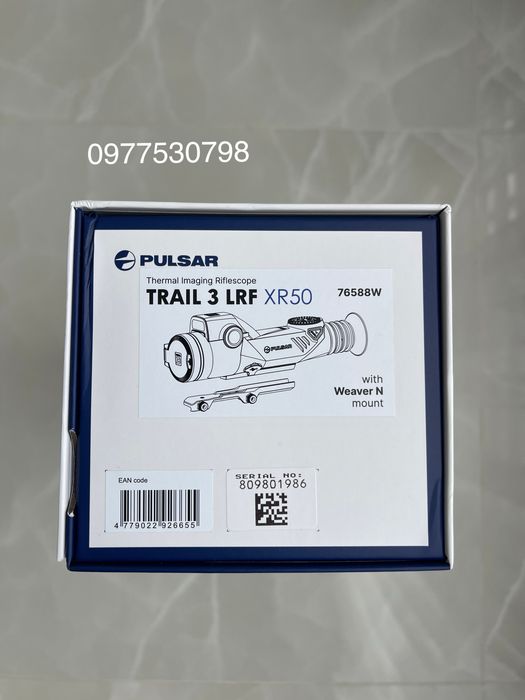 Тепловізійний приціл Pulsar Trail 3 LRF XR50 кріплення в комплекті