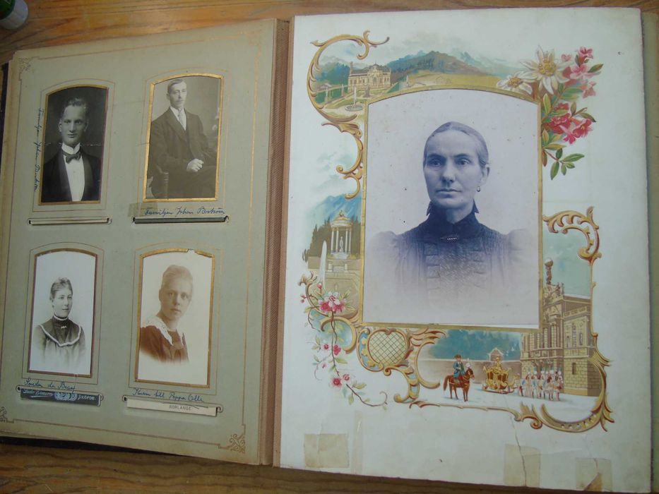 Album z pozytywką  Auld Lang Syne  XIX w  Szwecja