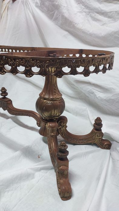 Mesa de centro, antiga, oval