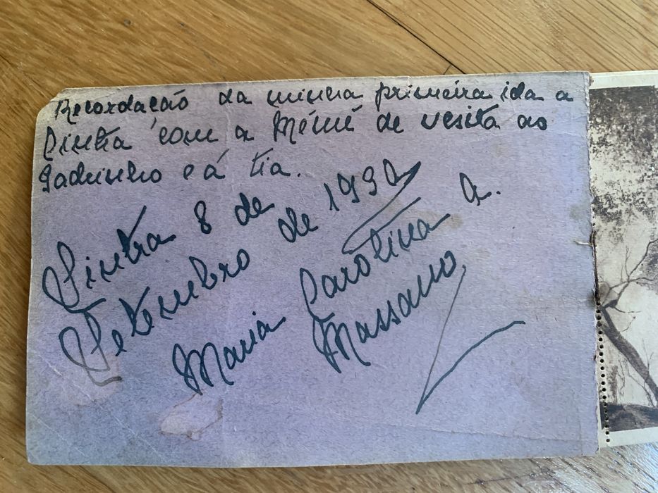 Notebook with 7 postcards titled “Souvenir of Sintra”. 1920s–1930s64739772342530121