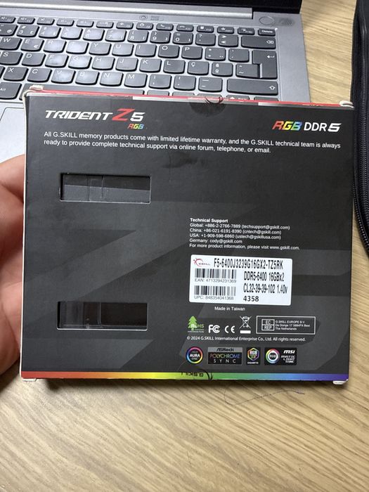 DDR5 6400 MHz RAM Memory64750789337601120