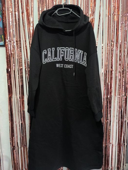 Sukienka ciepła damska plus size nowa jesień zima