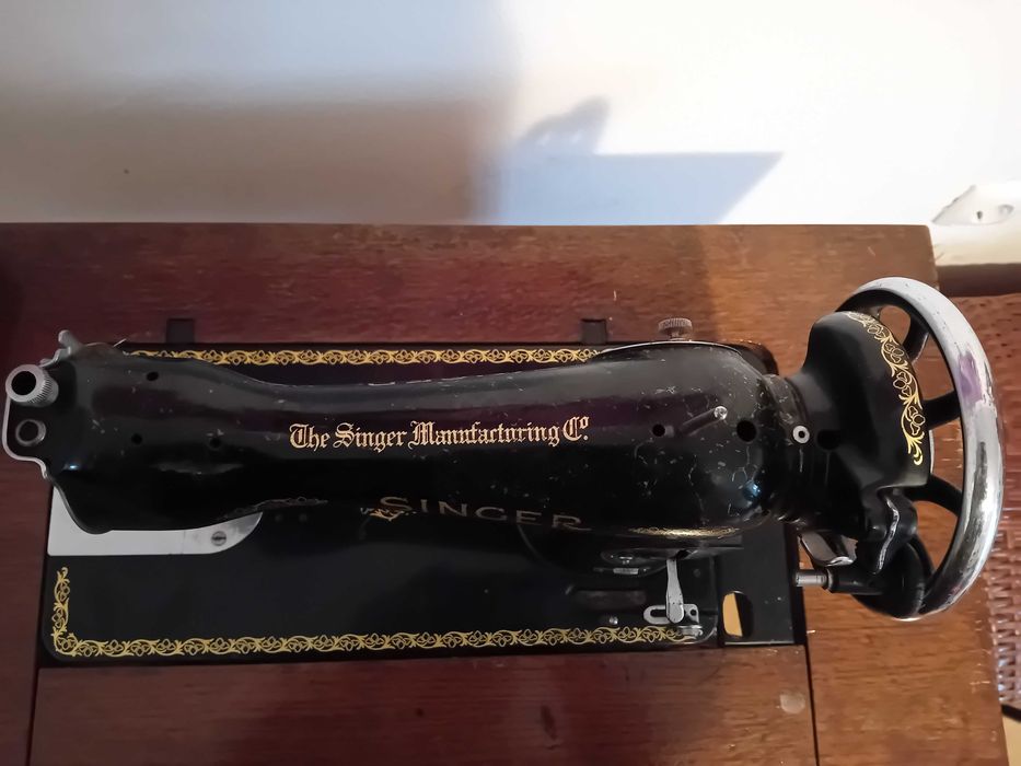 Máquina costura antiga Singer