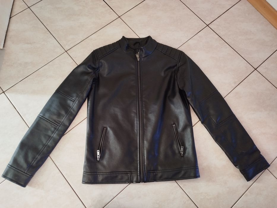 Kurtka chłopięca skorzana