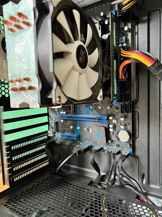 X99 QD4 16gb ddr4 ecc reg Xeon 2570v3 корпус 1stPlayer 750w