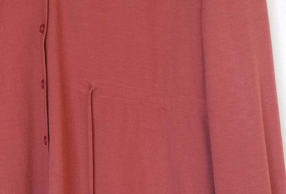 L Rozpinana tunika z dłuższym tyłem Carry Casual