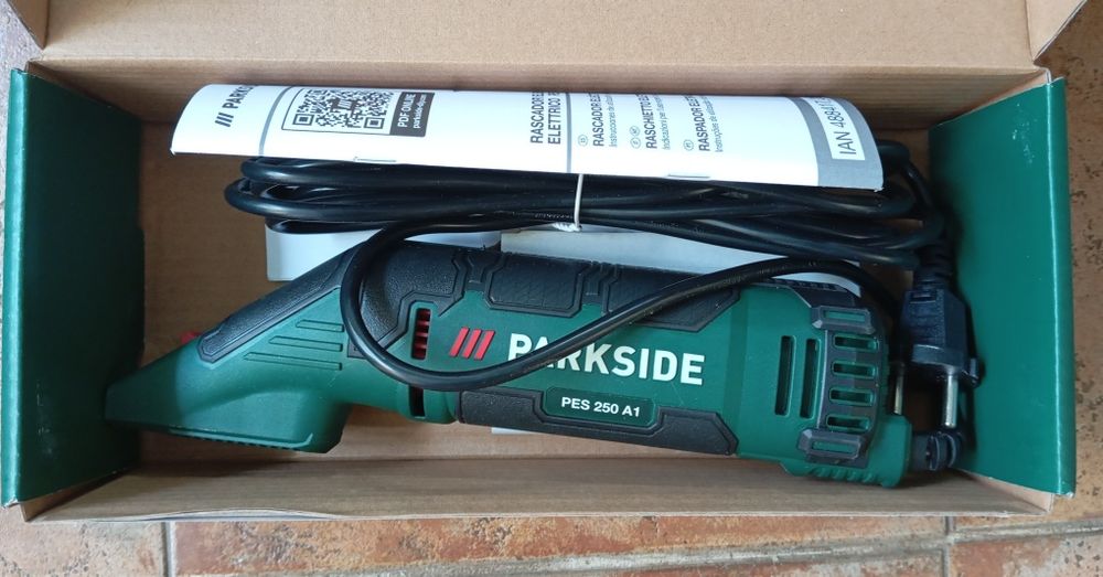 Raspador elétrico Parkside novo