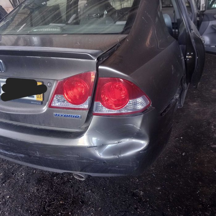 Mala para choques e farolins honda civic hybrid ano 2008
