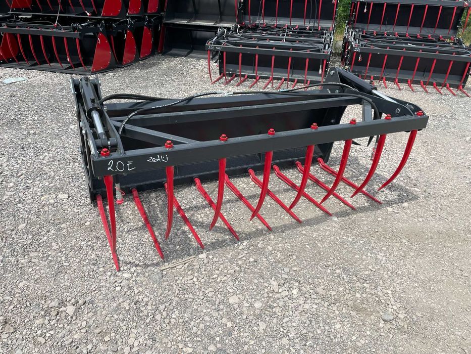 Łycho -krokodyl krokodyl do obornika METAL TECHNIK 2 siłowniki