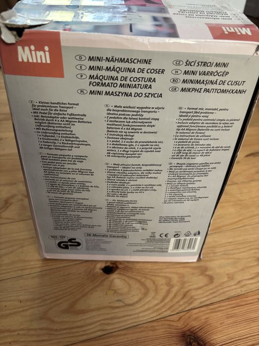 mini maquina de costura portatil