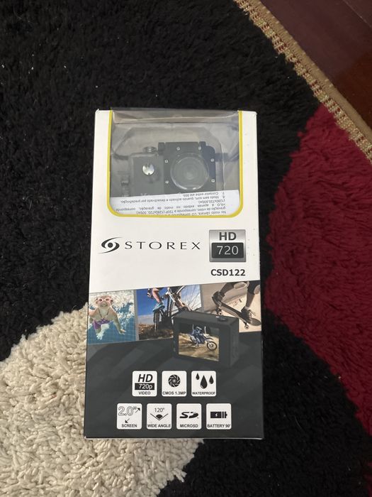 Câmara de filmar nova e á prova de água