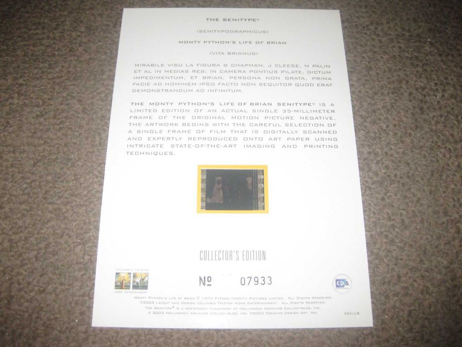 DVD "Monty Python`s Life Of Brian" Collector`s Edition