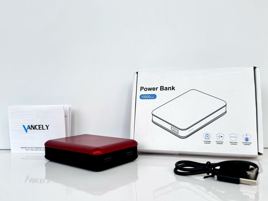 Повербанк Power Bank зарядний пристрій Vancely K101 10000мАг Павербанк