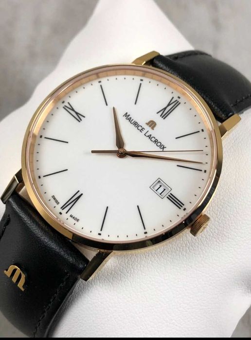 relógio Maurice Lacroix Eliros Date EL1087 totalmente novo