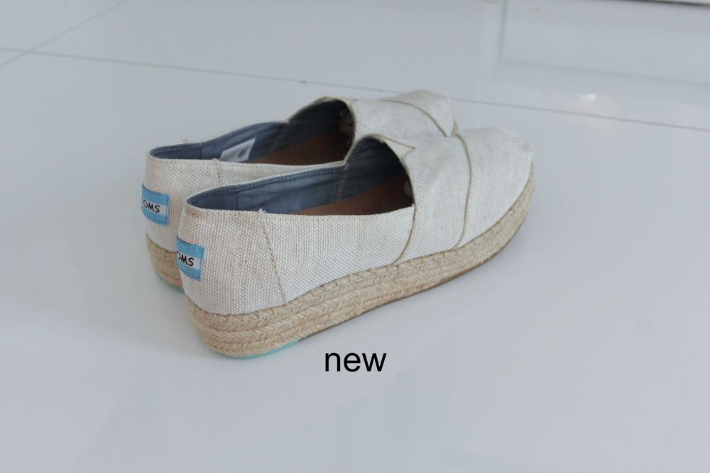 TOMS espadryle, platforma nieużywane bez wad 38,5