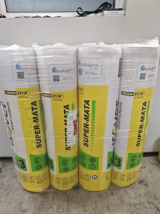 Super Mata Isover wełna mineralno-skalna 033 150 mm 15 cm