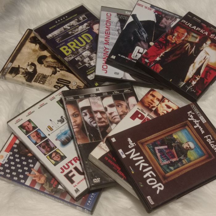 zestaw 9 filmów DVD kultowych nr. 1