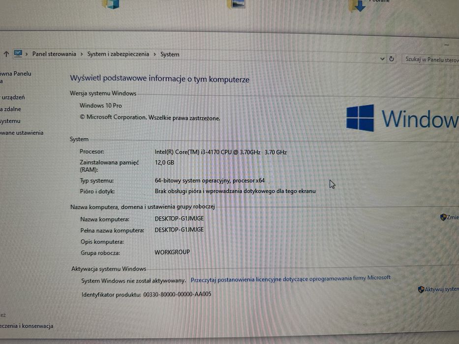 Komputer gamingowy i3 4170, GTX 1060 3GB, 12GB ram / Gwarancja