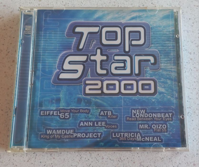 Cd duplo de Música Top Star 2000
