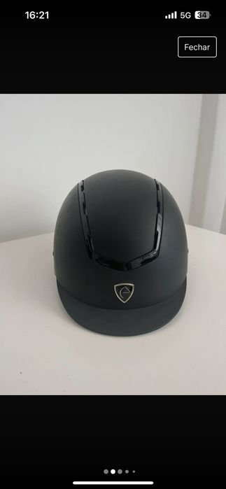 Toque equitheme preto