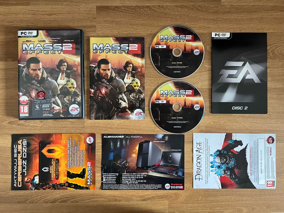 Mass Effect 2 gra (PC PL 2010) DVD premierowe kompletne wydanie