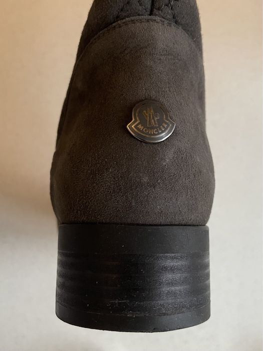 Сапожки полусапожки MONCLER мех сапоги SYMBOL