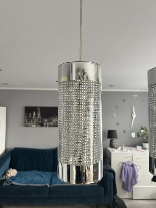 Lampa wisząca  szklana