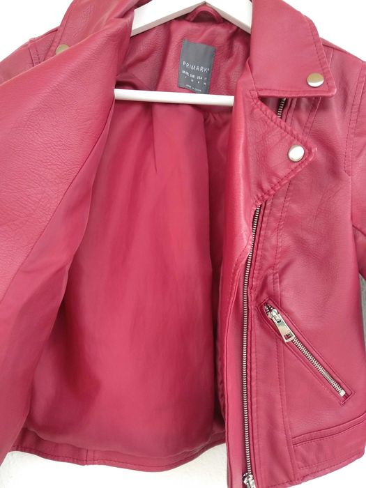 Casaco Biker efeito pele Primark - 32