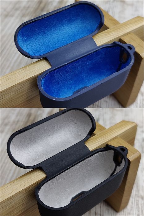 Чехол Silicone Case на AirPods Pro 2. Карабин. Микрофибра. Чохол