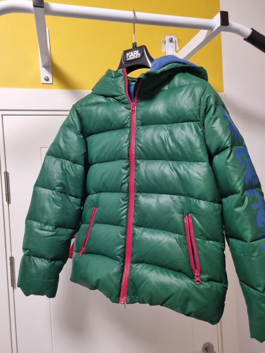 Пуховик United colors of Benetton, розмір 150 см. Натуральний пух.