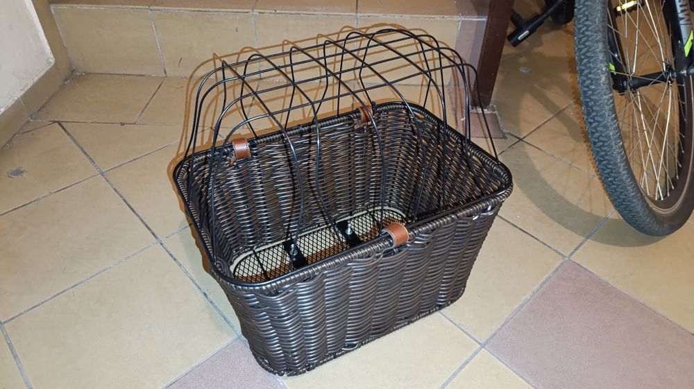 Koszyk na rower dla psa, kota