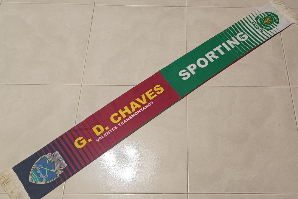 Cachecol chaves-Sporting taça de Portugal