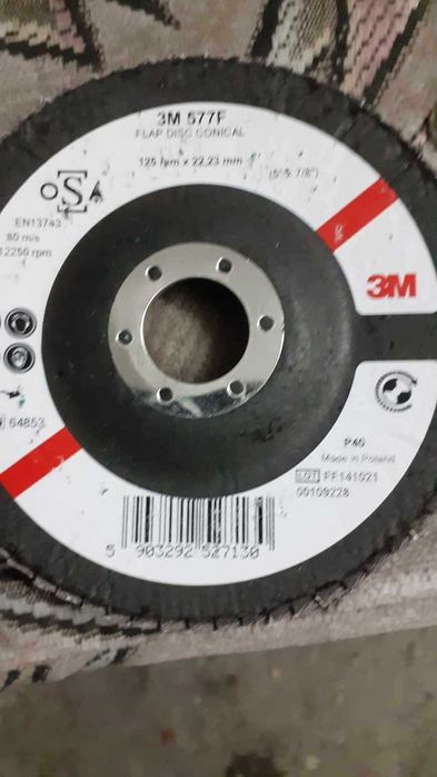 Tarcza listkowa lamelka cyrkon 3m 577F 125 GR.40/60