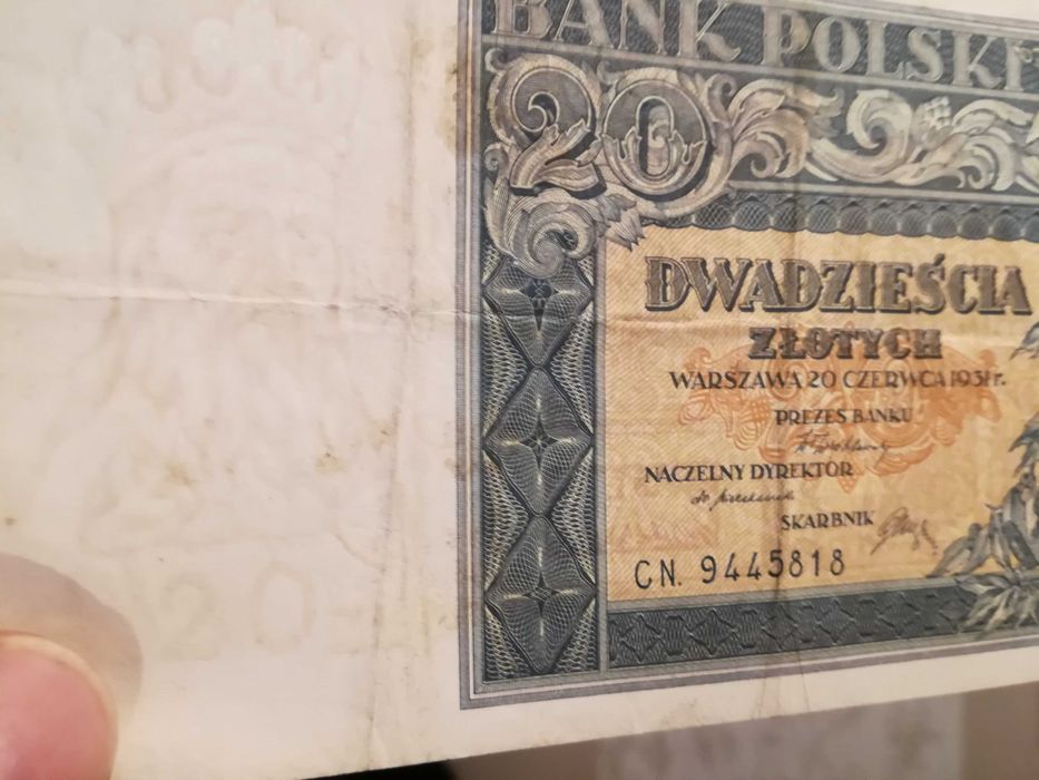 banknot 20 zł 1931r
