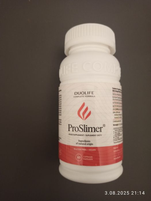 Suplement diety "ProSlimer" wspomaga proces spalania tkanki tłuszczowe