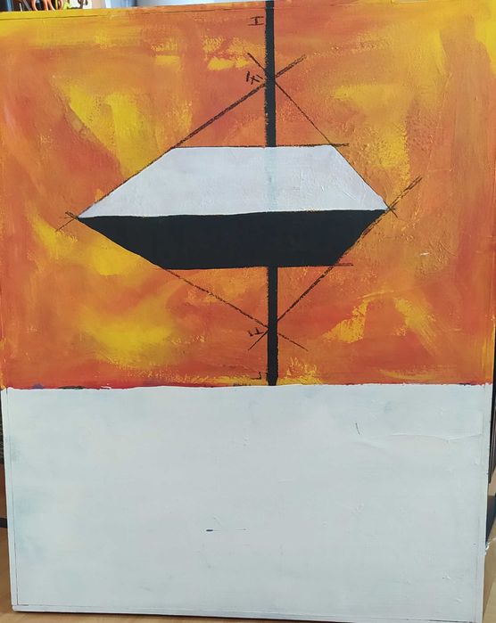 quadro a óleo em tela