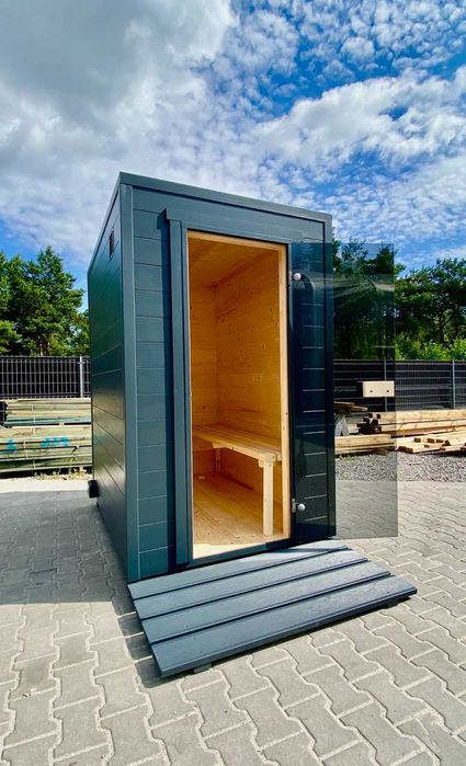 Sauna Sucha - Ogrodowa - SmartSauna - 2 osobowa, Z piecem!