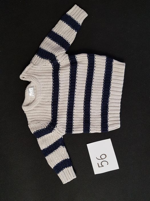 Elegancki sweterek święta chłopiec chłopczyk r.56 F&F