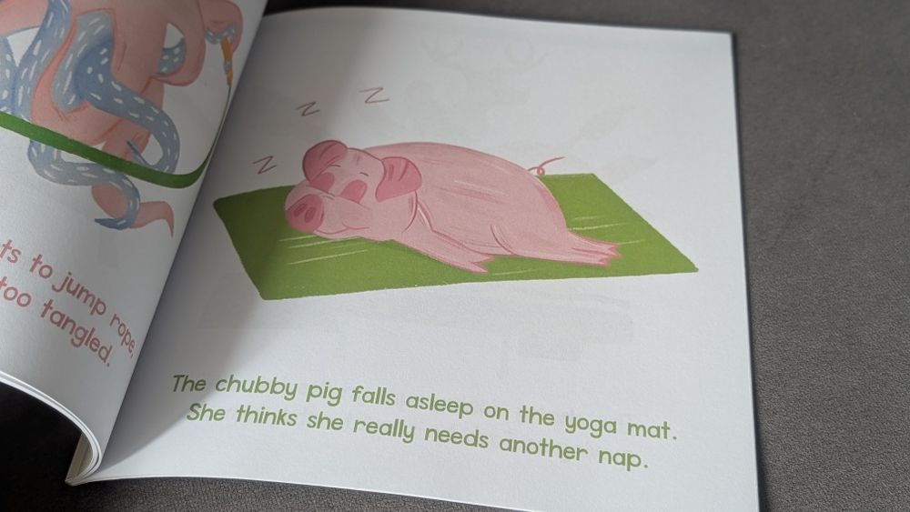 Дитяча книга «When Animals Exercise» Коли тварини тренуються англійська мова спорт