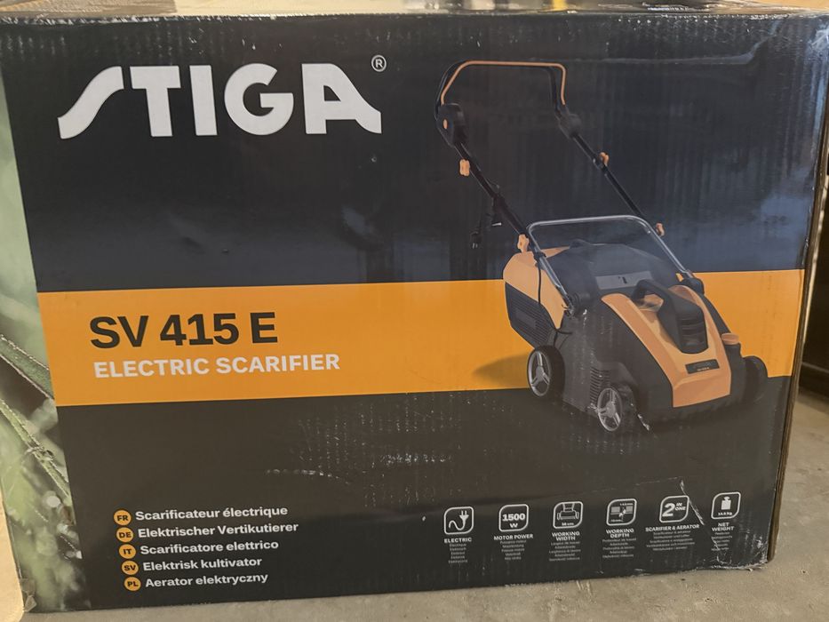 Wertykulator elektryczny - wynajem na doby. Stiga 415E