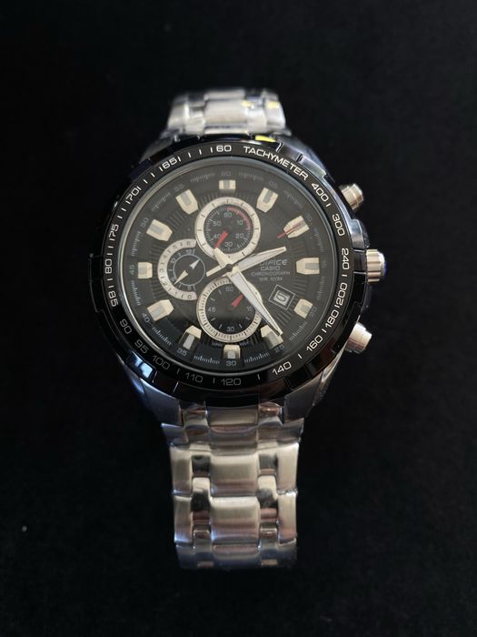 NOWY! Casio edifice ef 539d  srebrny ( nie 558d ,550d , 527d)